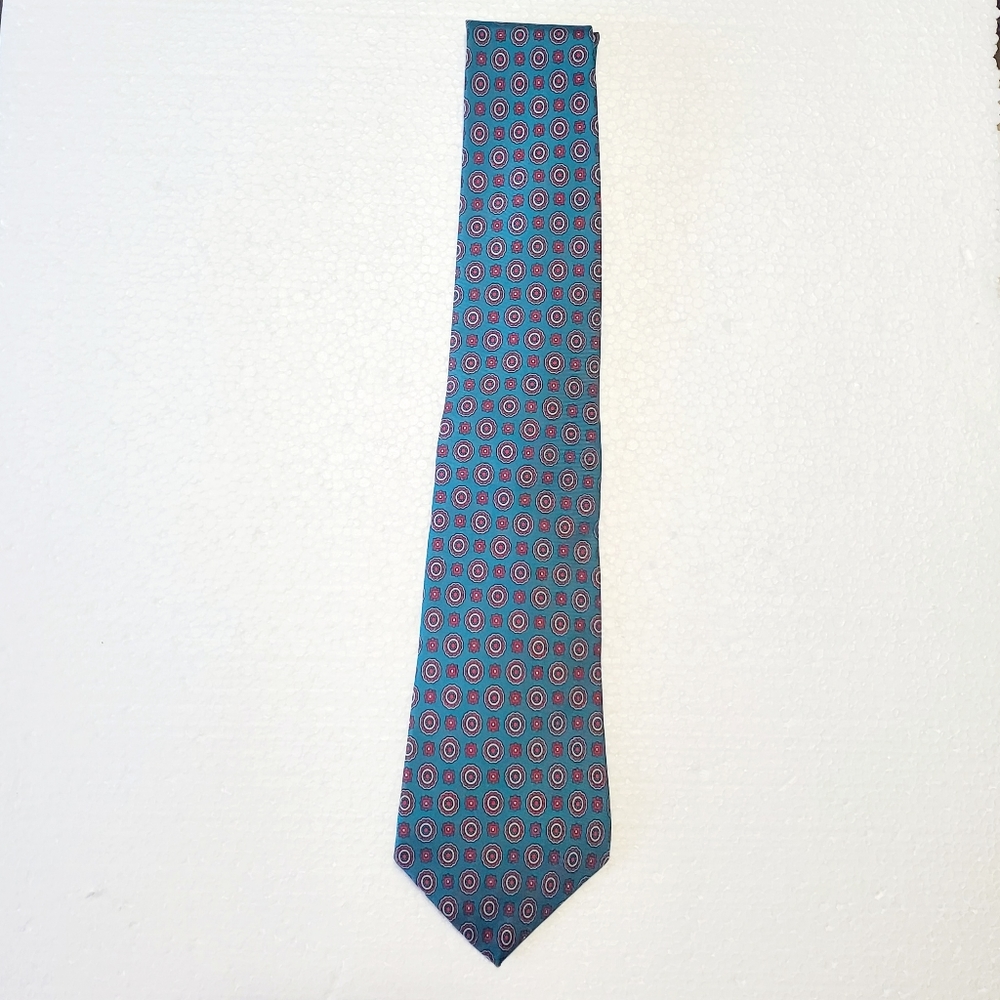 Vintage Pietro di Como Silk Tie Handmade In USA.
